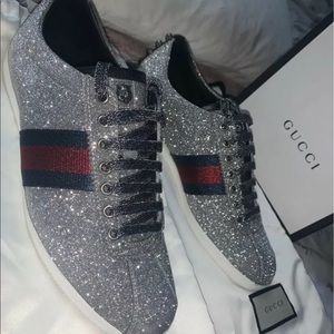Gucci ace glitter